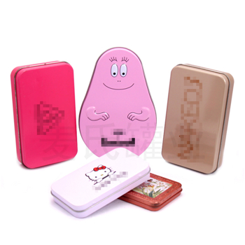 精致彩妝刷子鐵盒包裝,雙眼皮貼鐵盒,化妝品鐵盒